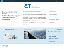 Tablet Screenshot of etsolutions.de